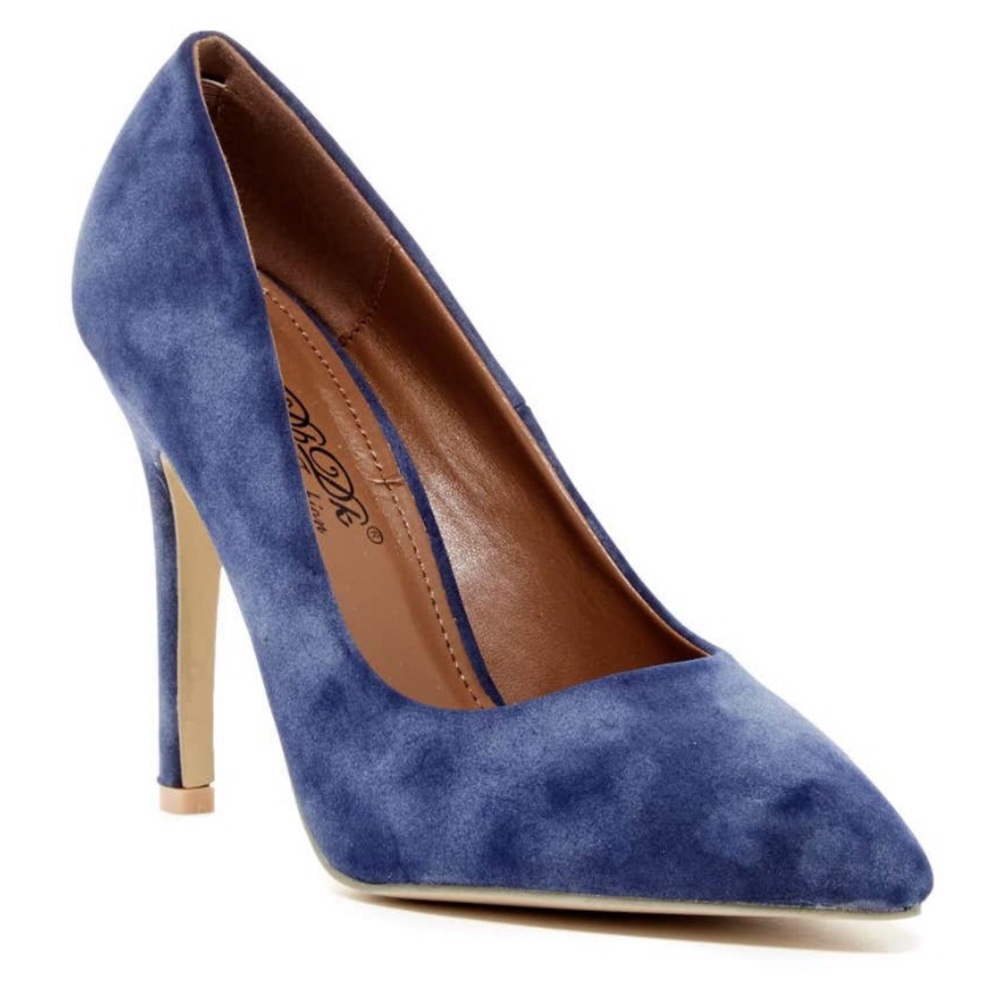 Blue suede shoes